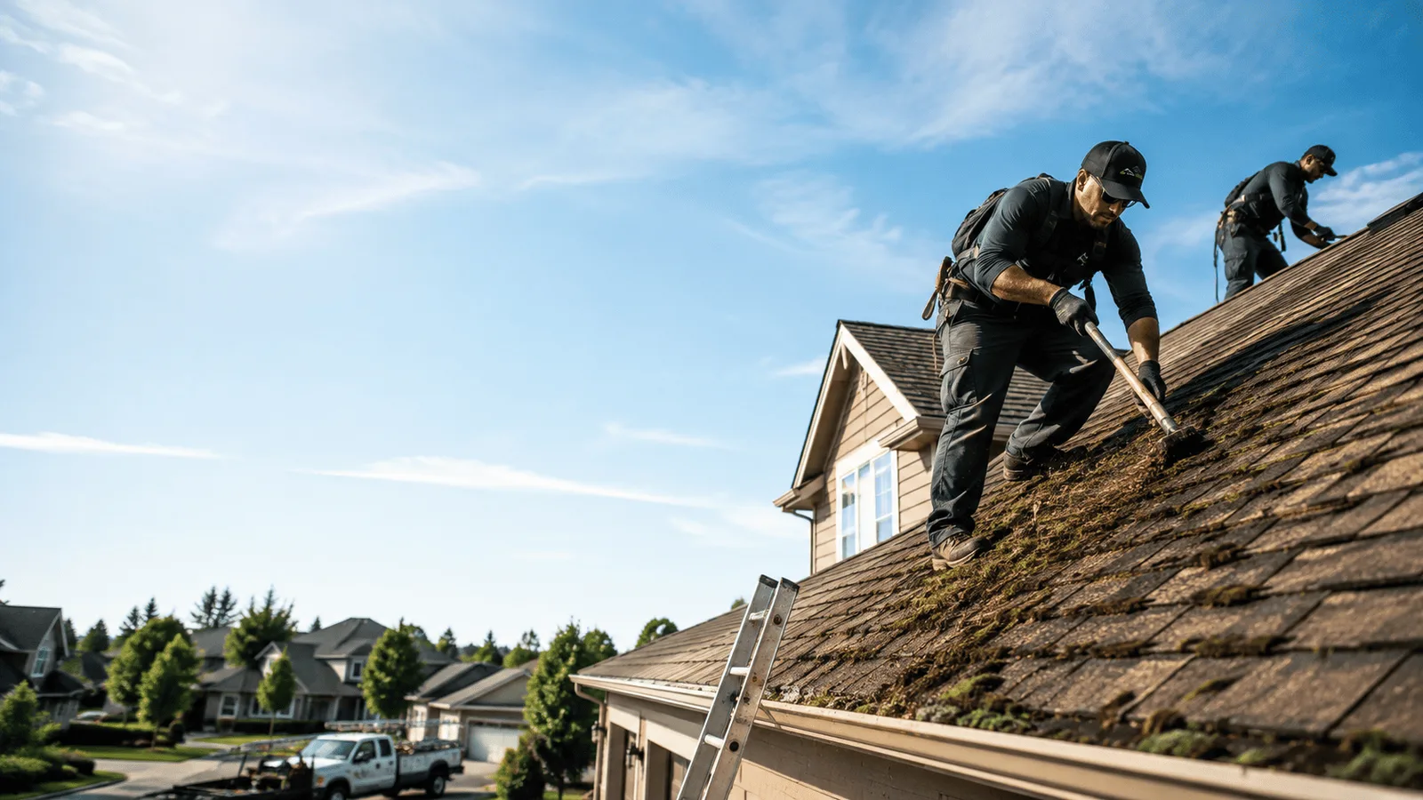 Roof Moss Removal in Aurora, MO near me